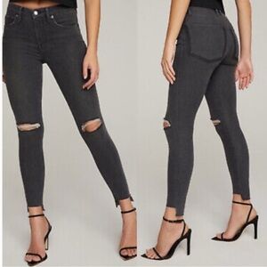 Good Legs Shadow Pockets Good American Jeans 6/28